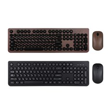 앱코 WKM810 무선 키보드 마우스 세트 블랙 (USB), 선택하세요