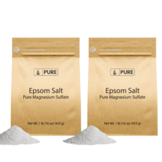  혈액순환에 좋은 식용 엡솜 솔트 염 음식 간청소 453g 2팩, 2개 