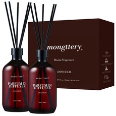 몽때리 데일리 대용량 디퓨저, 2개, 북스토어우드, 500ml