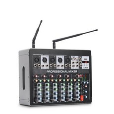 7 TKL 믹서 콘솔 채널 포함 USB 무대용 마이크 앰프 가라오케 48V 포함 사운드 파워 무선 믹싱 팬텀 DJ DSP8