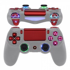 eXtremeRate ps4 D-pad ps4 Slim Pro CUH-ZCT2 DTFS (DTF 2.0) LED 컨트롤러에 대응용 멀티, 1개