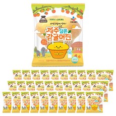 CJ 아이누리X뚜레쥬르 제주듬뿍담은 감귤머핀, 30개, 55g