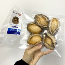 바다향기 완도 냉동손질전복 (1kg 15미 기준 10마리+내장), 10마리, 1팩당 125~140g