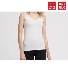 일본 유니클로 여성 에어리즘 이너웨어 캐미솔 에어 쿨 데일리 속옷 민소매 기본 끈나시