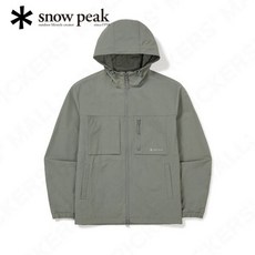 스노우피크 어패럴 SNOWPEAK APPAREL S23MMLWB50 타슬란 가슴 포켓 바람막이 Olive