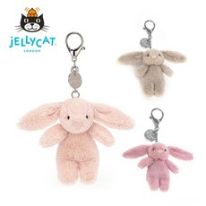 젤리캣 Jellycat Bashful Bunny Bag Charm 튤립 키홀더 가방 키링 봉제 애착 인형 - 젤리캣가방