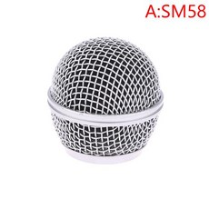 호환용 스틸 메쉬 핸드헬드 마이크 호환 헤드 SM58 슈어 베타 57A 58A 87A 845S 945 적합 1PC, A, 한개옵션1, 한개옵션2