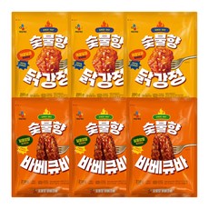 CJ 숯불향 닭강정 200g x3 + 바베큐바 280g