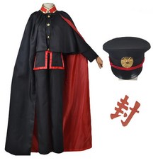 지박소년 하나코군 굿즈 Anime Toilet Bound Hanako kun Jibaku Shounen Kun Uniform Cosplay Costume Set, [05] XXL, [04] A3 Only wig, 1개