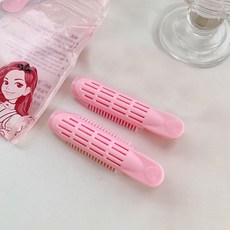 헤어 롤 뿌리 볼륨 집게뿌리 볼륨 집게, 3개, 핑크