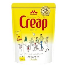 일본 모리나가 크리프 커피 크림 스틱 15개입 4팩 483879, 4개