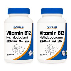 뉴트리코스트 비타민 B12 240캡슐 2병, 단품, 2개