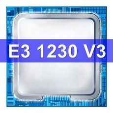 제온 E3 1230 V3 1230V3 3.3GHz 4 코어 8레드 프로세서 L3 8M 80W LGA 1150 CPU