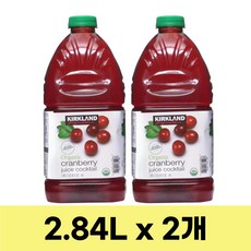 커클랜드 시그니처 크랜베리주스 2.84L x 2병, 2개