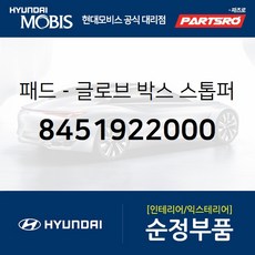 패드-글로브 박스 스톱퍼 (8451922000) 쏘나타NF 베르나 아반떼HD 에쿠스 제네시스 클릭 I30/I30CW, 1개