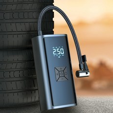 자동차 타이어 공기주입기 휴대용 무선에어펌프 DQB, 고배당금(디지털 디스플레이),