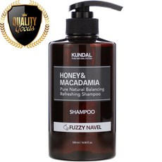 쿤달 허니 & 마카다미아 샴푸 퍼지 네이블 500 ml, 수량: 1　　　　　(상품코드881p)