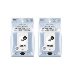 대량 구매 AG 데오24 에이지데오 페이스 보디 남성용 시트 무향성 30매입 × 2 개 세트, 1개, 1g