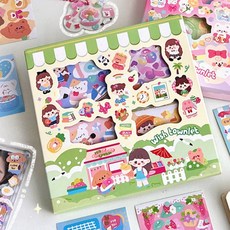 귀여운 스티커 소녀 인스 칼선 다꾸 폰꾸 인생네컷 꾸미기