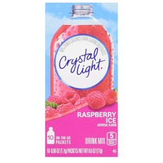 Crystal Light 크리스탈 라이트 드링크 믹스 라즈베리 아이스 10개입 6팩 Raspberry Ice