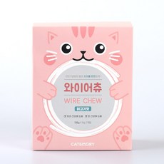 캣츠모리 와이어츄 닭고기맛 고양이껌 간식 고양이 입냄새 치석제거, 15g, 1개