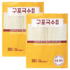 구포 국수 소면 3kgX2/국수/소면, 2개, 3kg