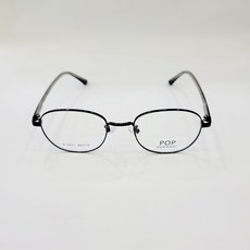 사각안경 콤비 안경테 블랙 POP 6251 49