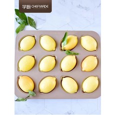 쉐프메이드 레몬 마들렌 틀 12구 레몬케이크틀 휘낭시에