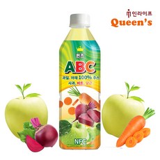 [인라이프]퀸즈 ABC주스 100% 착즙원액, 4병