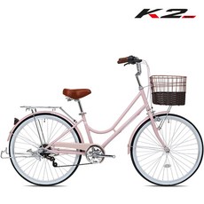 2023 케이투바이크 클래식 여성용자전거 쉘리클래식 24인치 7단 조립구매시 사은품증정, 쉘리클래식 24인치 블랙, 미조립
