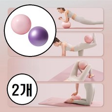 미니 짐볼 필라테스 요가볼 미니볼 25cm, 2개