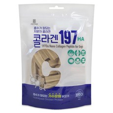 콜라겐 197 HA 저분자 소프트 가수분해껌 240g, 미디엄, 1팩 - 가수분해껌