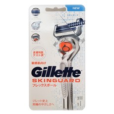 질레트 스킨텍 플렉스볼 매뉴얼 핸들 면도기 + 면도날 2개, 2세트