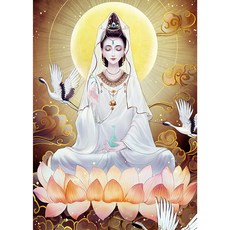 관세음보살보석십자수