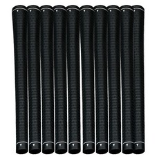 골프그립 미끄럼 방지 10개입 48g/60R, 10개, 블랙 1세트, 블랙