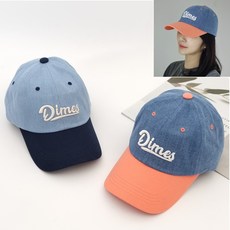 DIMES 데님 볼캡 청 야구모자 캡모자 남녀공용 국산