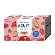 담터 콜드브루티 딸기 히비스커스, 1.5g, 1개입, 80개