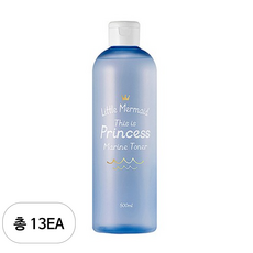 뷰티레시피 리틀머메이드 프린세스 마린토너, 500ml, 13개