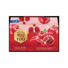 지오스퀴즈팜 석류100 (100ml x20팩 16 brix 터키산100%) 석류즙, 20팩, 100ml