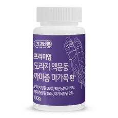 건강바름 프리미엄 도라지 맥문동 까마중 마가목 환 100g, 6개