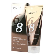 꾸띄르헤어 컬러코팅 트리트먼트 내추럴브라운 200ml, 1개