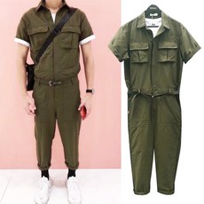 남성오버롤점프수트