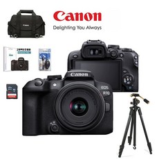 [Canon] 캐논 하이엔드 미러리스 EOS R10 18-150KIT+SD256G 메모리+가방+삼각대 풀패키지