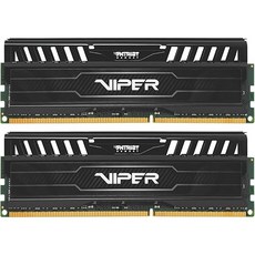 Patriot Memory PATRIOT memory VIPER 3 DDR3 1600MHz 16GB KIT (8GBx2장세트) PC3-12800 PV316G160C0K, 1MB