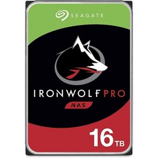 Seagate IronWolf Pro 16TB NAS HDD 하드디스크[세금포함] [정품] 7200 RPM 256MB SATA 6.0Gb 3.5 ST16000NE000 컴퓨터 데스 - 아이언울프16tb