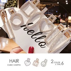 kirakirashop 크리스탈 헤어핀 AHC1108