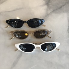 VANANA2 고양이 뾰족한 뿔테 인싸 선글라스 (3color)