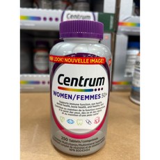 Centrum (센트룸) 50세 이상 여성 종합 비타민 미네랄 8개월분, 1개, 250정