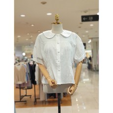 둥근카라블라우스
