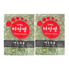 마당발 냉동 부추 식재료 잘게 다져 간편 조리 계란말이 볶음밥 국밥 면 볶음 밑반찬 고명 토핑 다양한 요리활용, 1kg, 2개